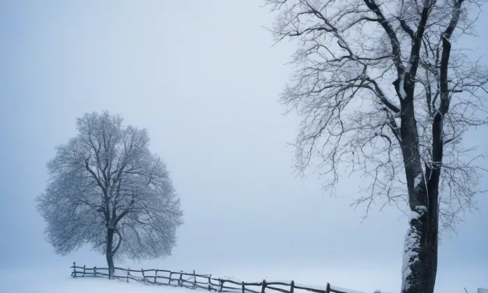 Zámek Hrubšice – winter