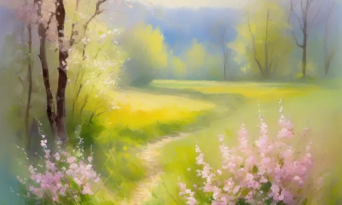 Zámek Klášter – spring