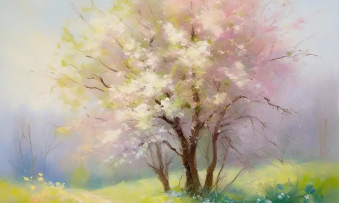 zámek Lesní Hluboké – spring