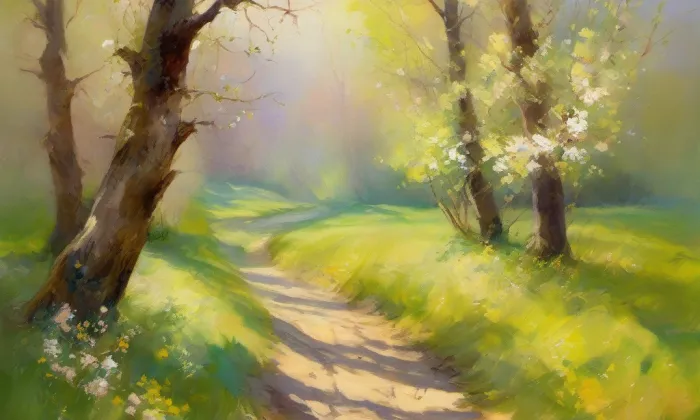 zámek Měčín – spring