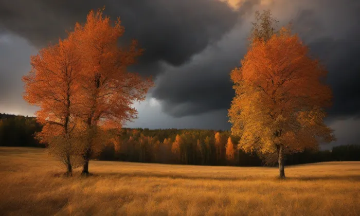 Zámek Ploskovice – autumn