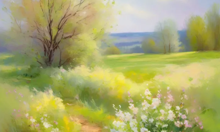 Zámek Ploskovice – spring