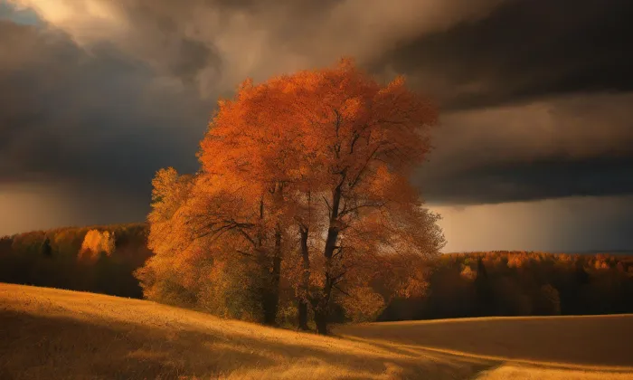 Zámek Stará Ves nad Ondřejnicí – autumn