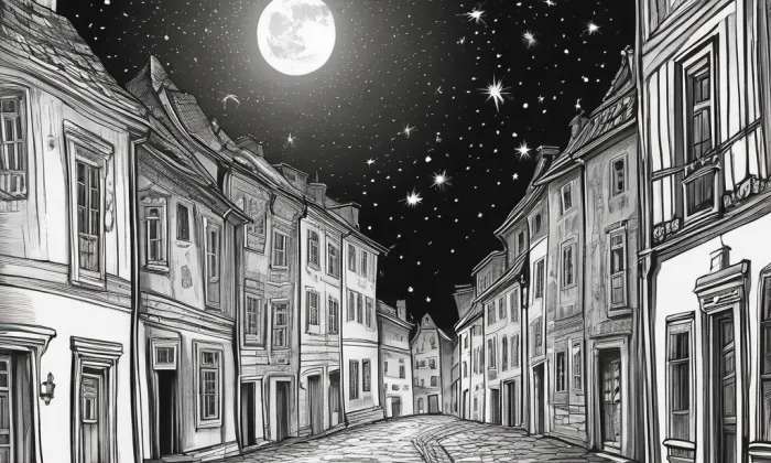 zámek Vysoká u Příbramě – noc