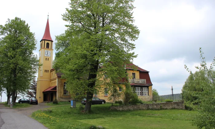 evangelický kostel v Novém Městě pod Smrkem