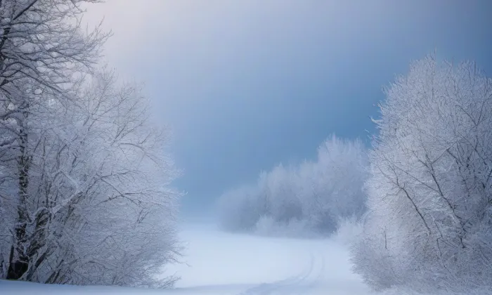 Emauzský klášter – winter