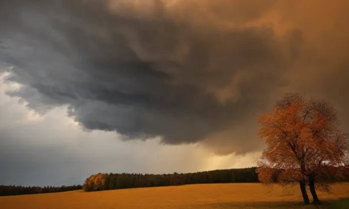 Kostel Nejsvětější Trojice (Malý Háj) – autumn