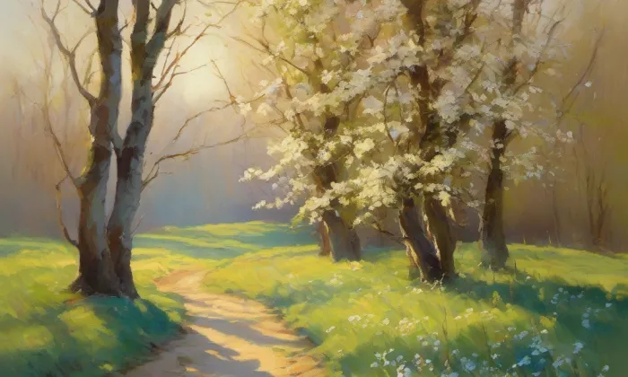 Kostel Nejsvětější Trojice (Malý Háj) – spring