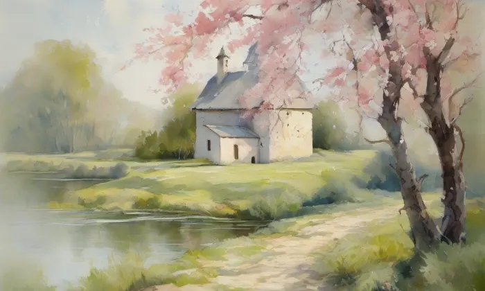 Kostel svatého Bartoloměje (Libčice nad Vltavou) – spring