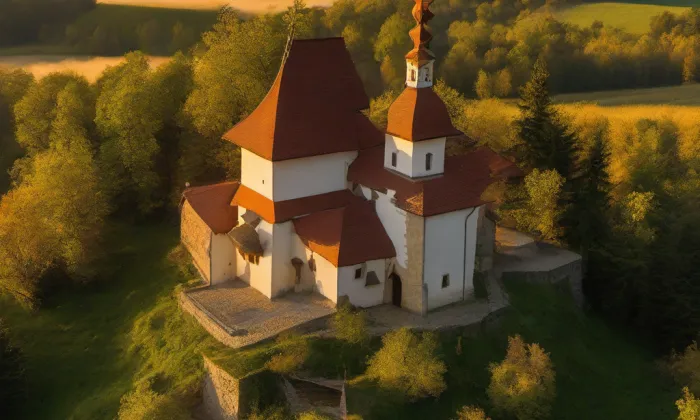 Kostel svatého Bartoloměje (Libčice nad Vltavou) – summer