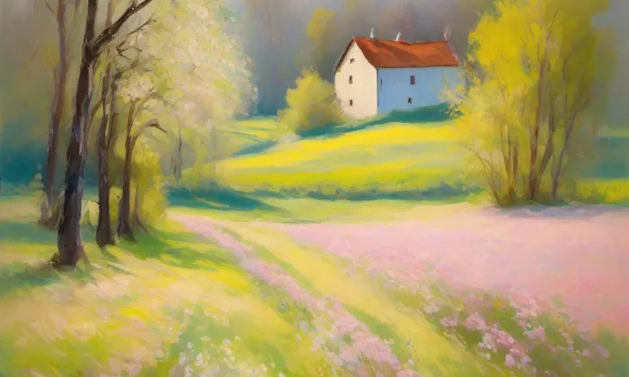 Kostel svatého Gabriela v Praze – spring
