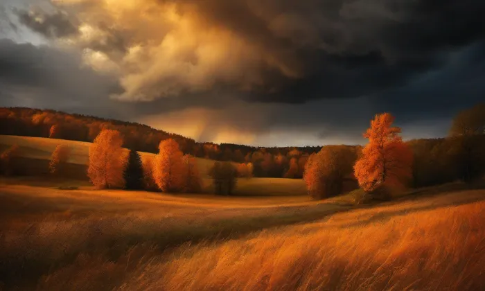 zámek Slatiňany – autumn