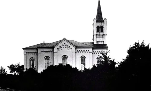 evangelický kostel v Jirkově