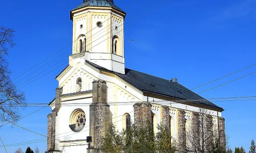 evangelický kostel v Krouně