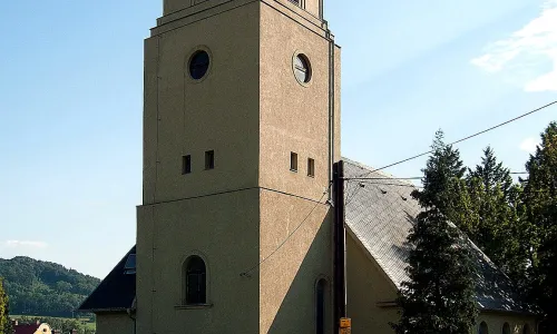 evangelický kostel v České Kamenici