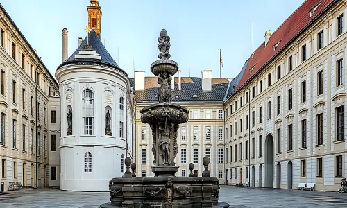 Druhé nádvoří Pražského hradu