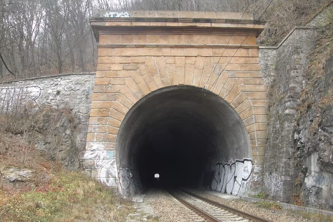 Dnešní pohled – Blanenský tunel č. 8/1