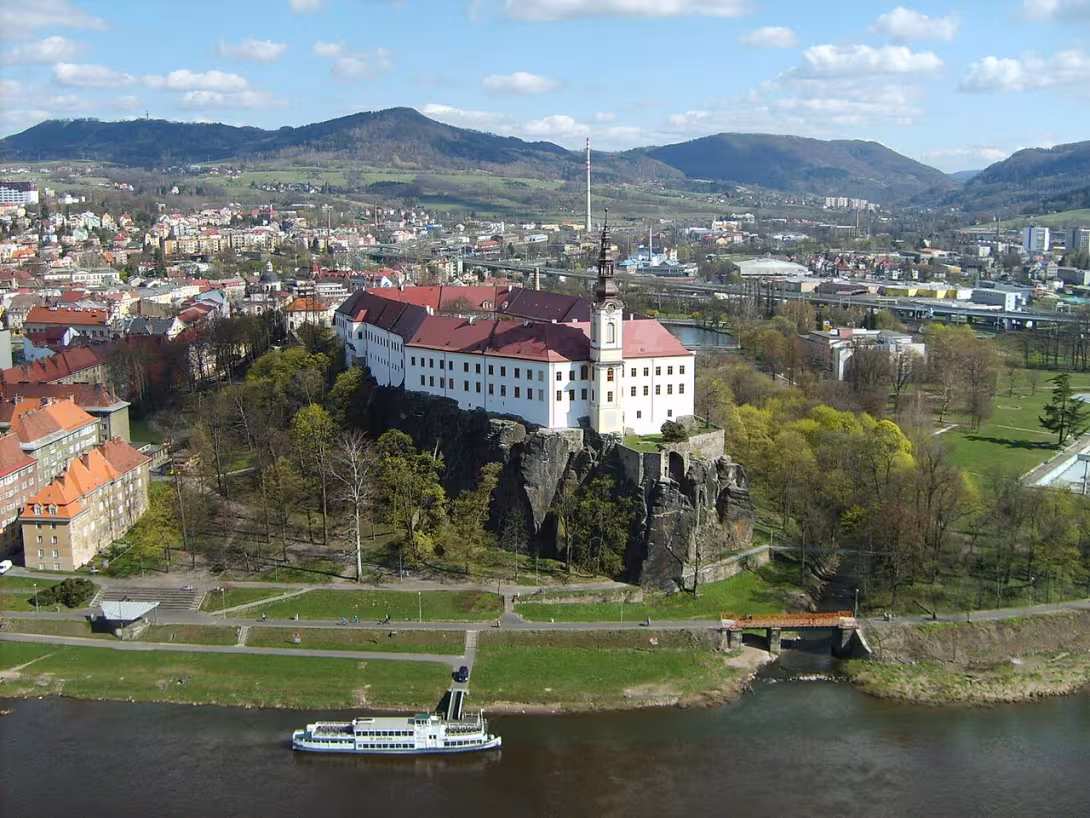 Dnešní pohled – Děčín