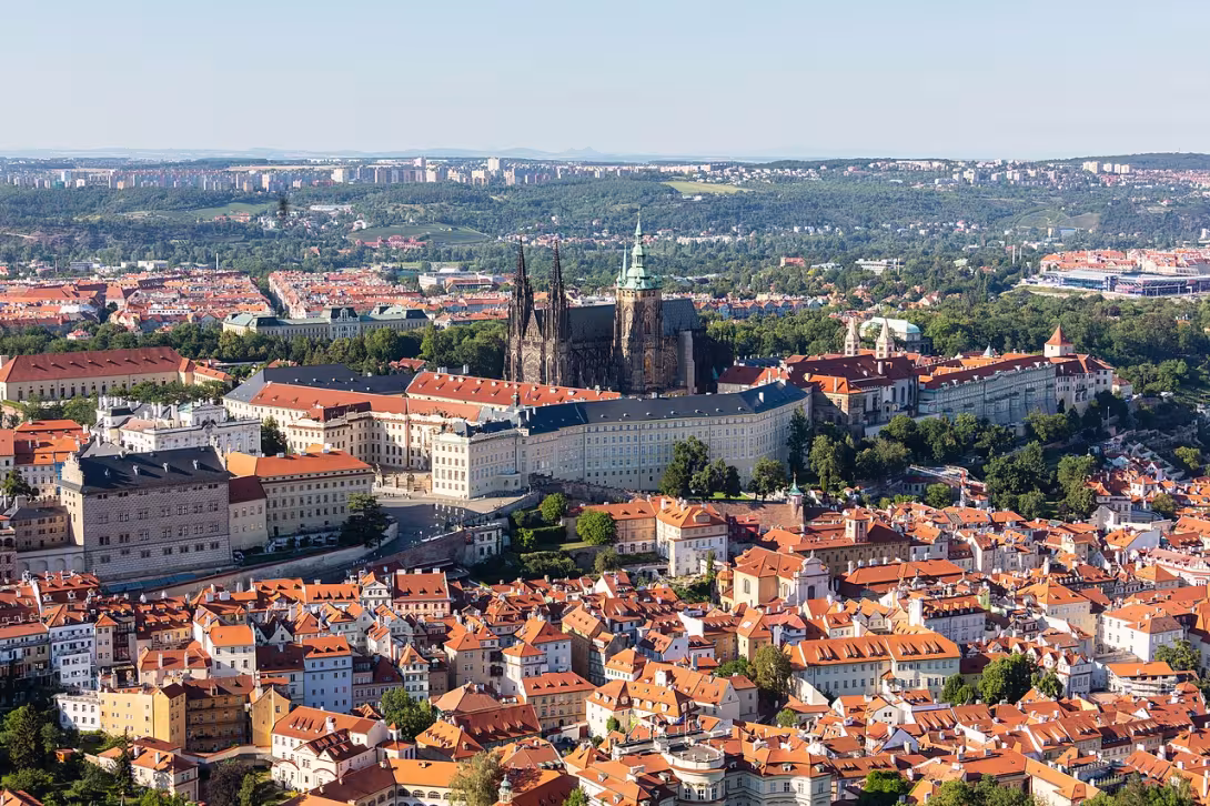 Dnešní pohled – Pražský hrad