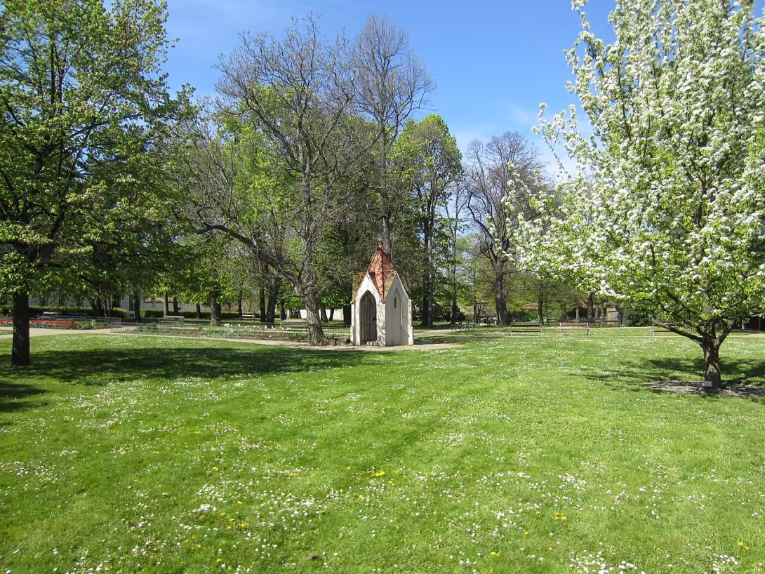 Dnešní pohled – Karlachovy sady