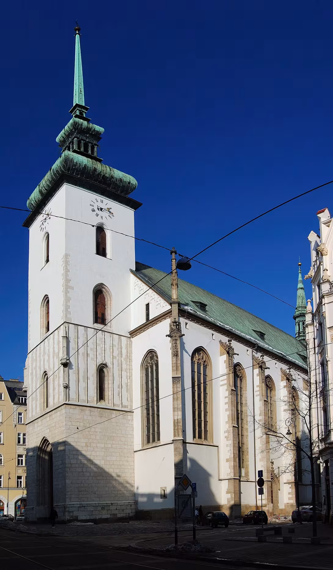 Dnešní pohled – kostel svatého Jakuba Staršího (Brno-město)