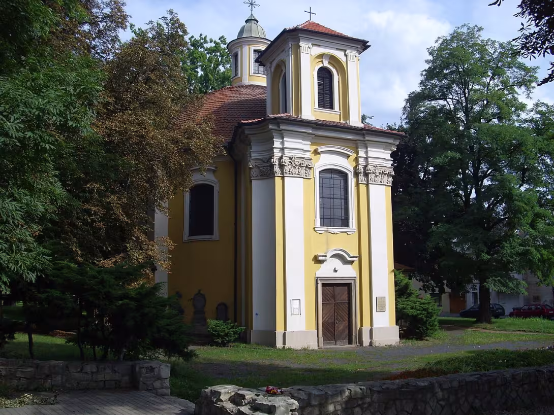 Dnešní pohled – Kaple svaté Barbory (Duchcov)