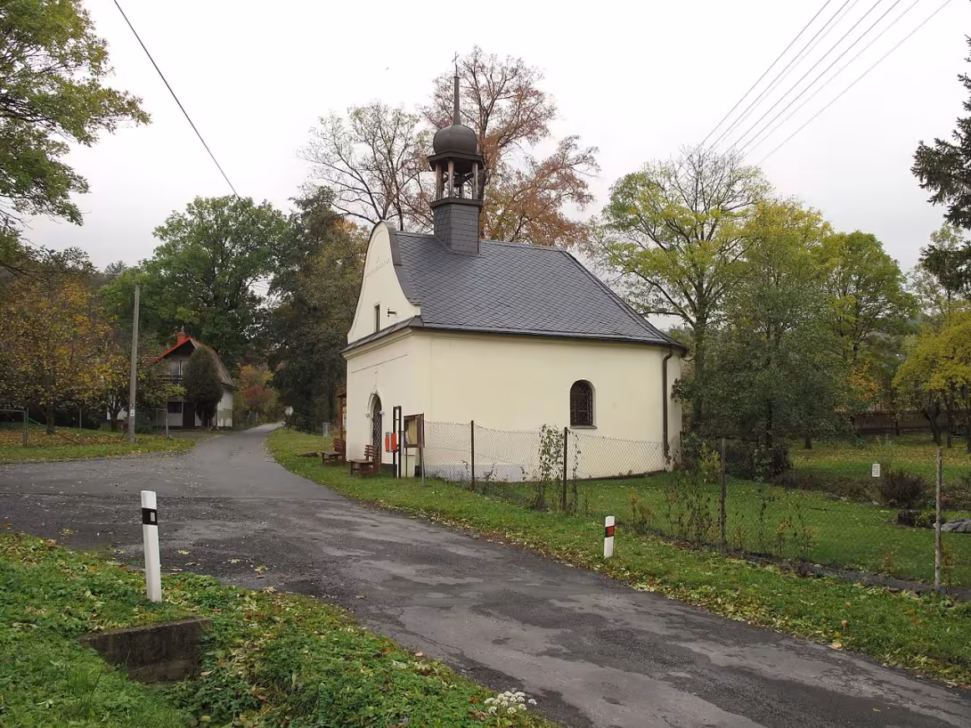 Dnešní pohled – Kaple svatého Floriána (Bučávka)