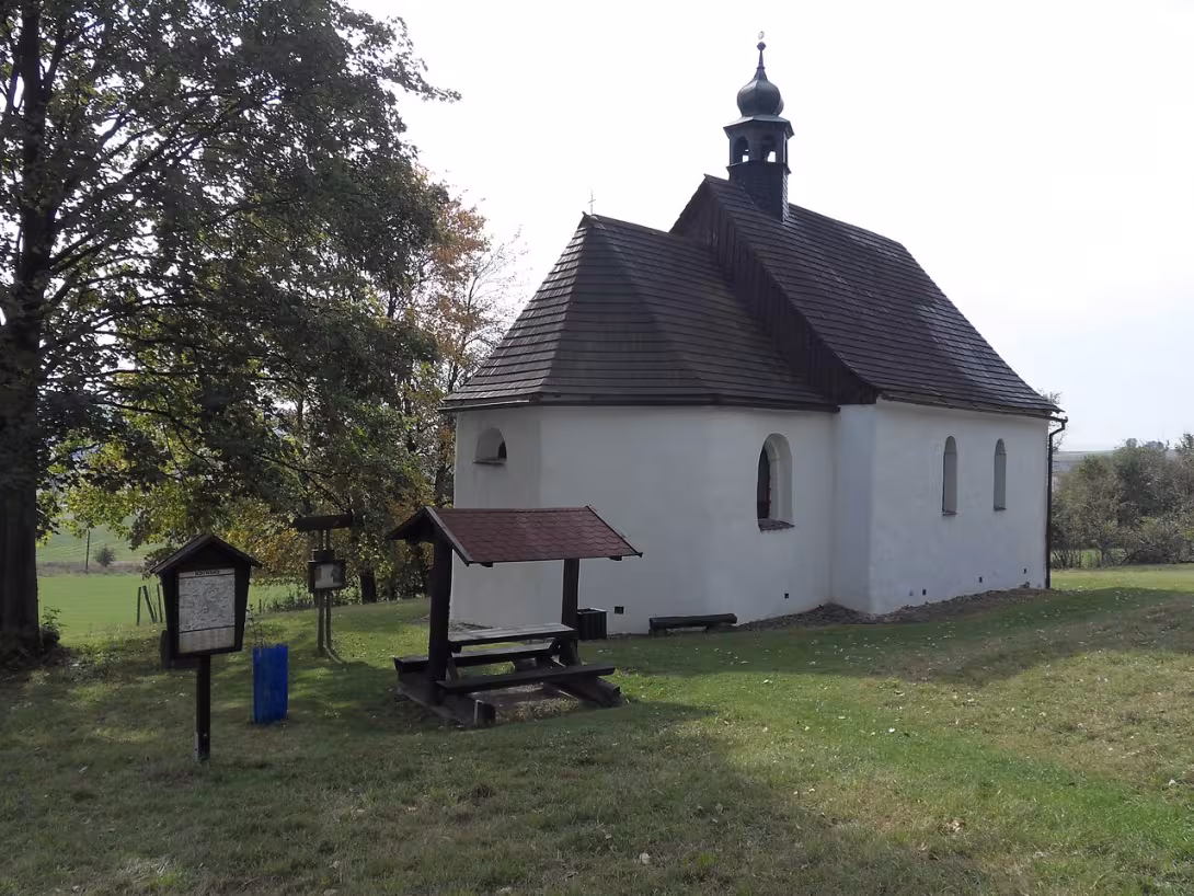 Dnešní pohled – Kaple svatého Václava (Brůdek)