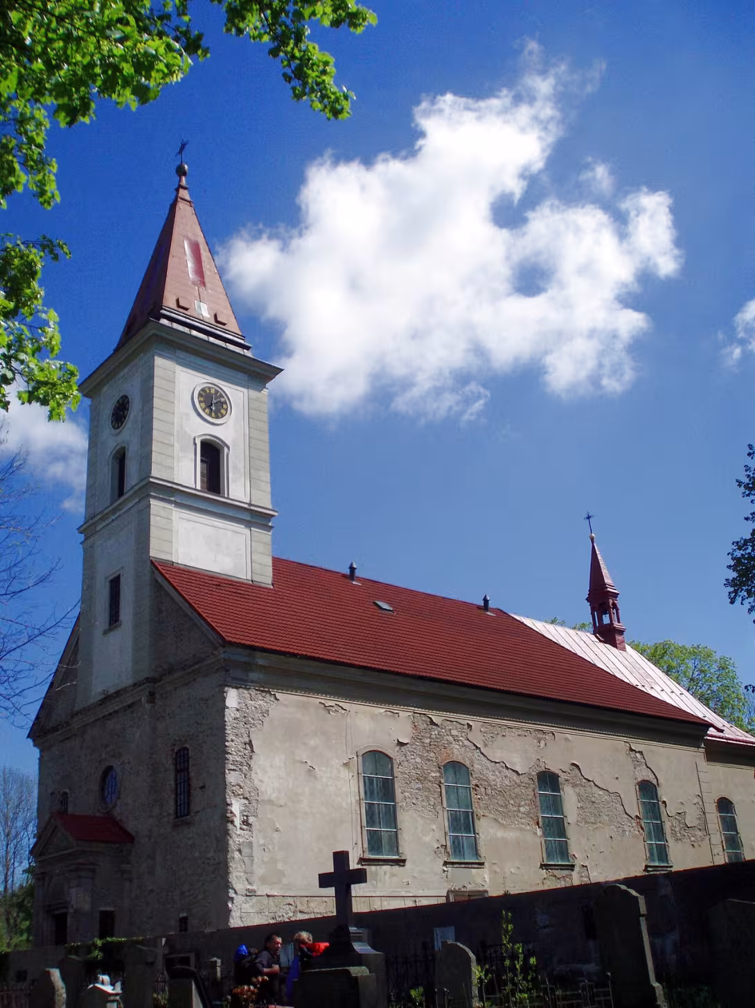 Dnešní pohled – Kostel Narození svatého Jana Křtitele (Polubný)