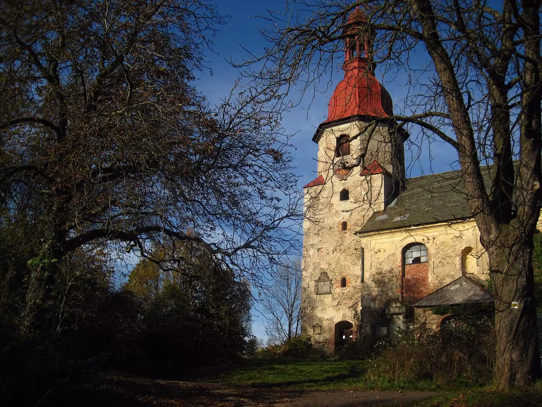 Dnešní pohled – Kostel Navštívení Panny Marie (Horní Vítkov)