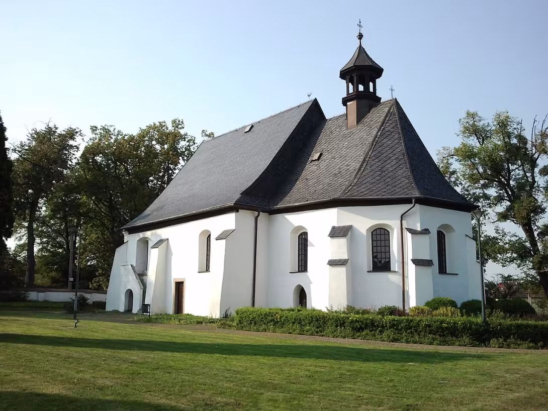 Dnešní pohled – Kostel Nejsvětější Trojice (Klimkovice)