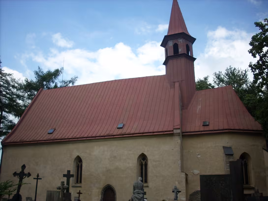 Dnešní pohled – Kostel svaté Kateřiny (Polná)