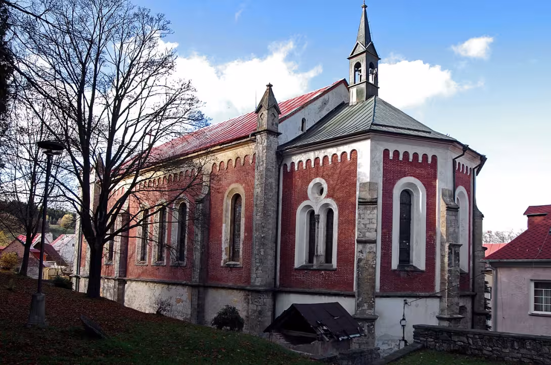 Dnešní pohled – Kostel svaté Kateřiny (Krásno)