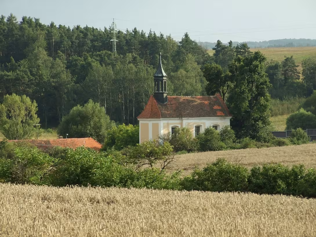 Dnešní pohled – Kostel svatého Blažeje (Žerotín)