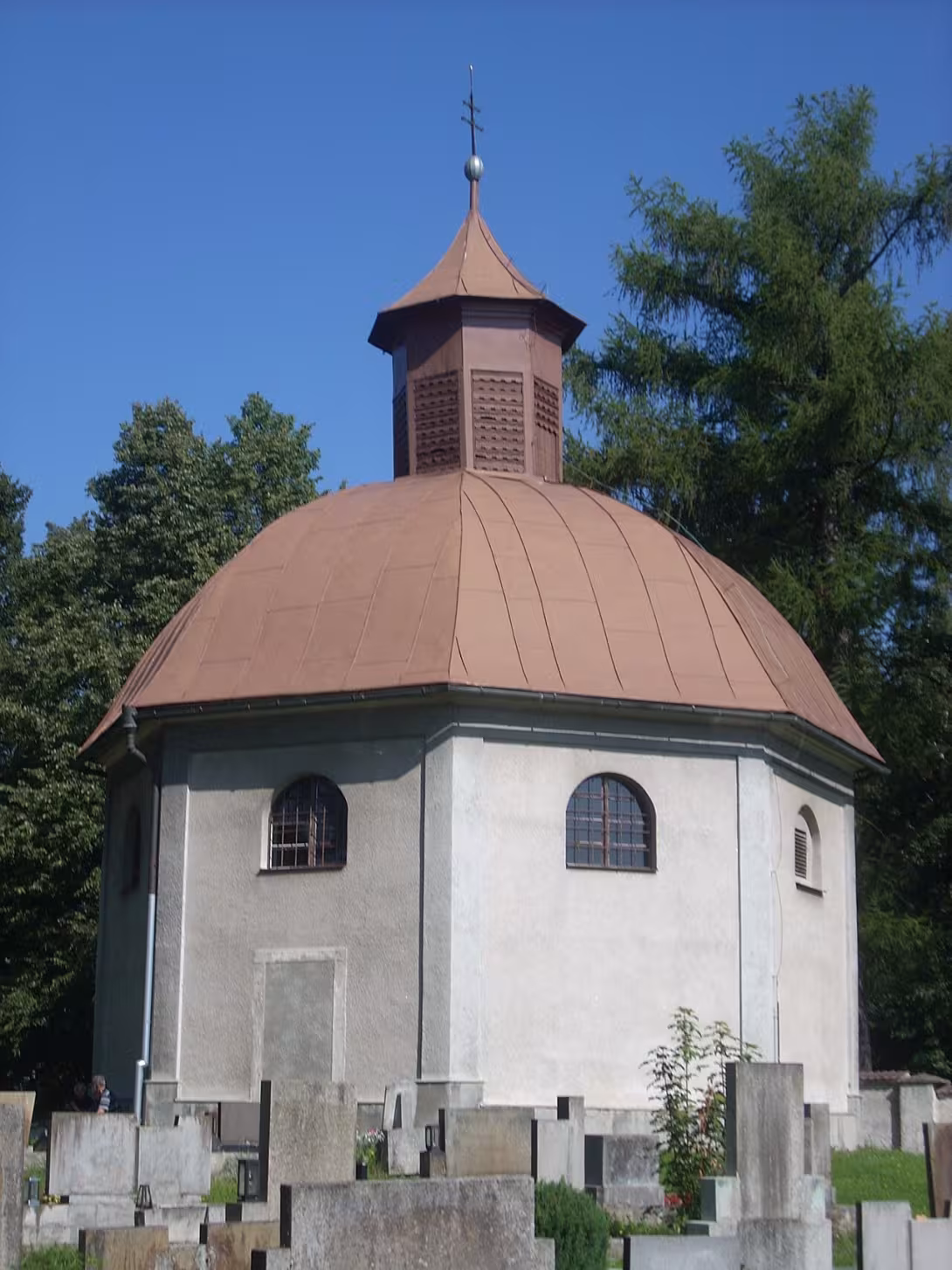Dnešní pohled – Kostel svatého Floriána (Střítež)