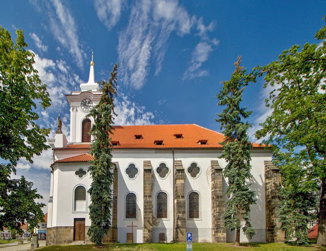 Dnešní pohled – Kostel svatého Gotharda (Český Brod)
