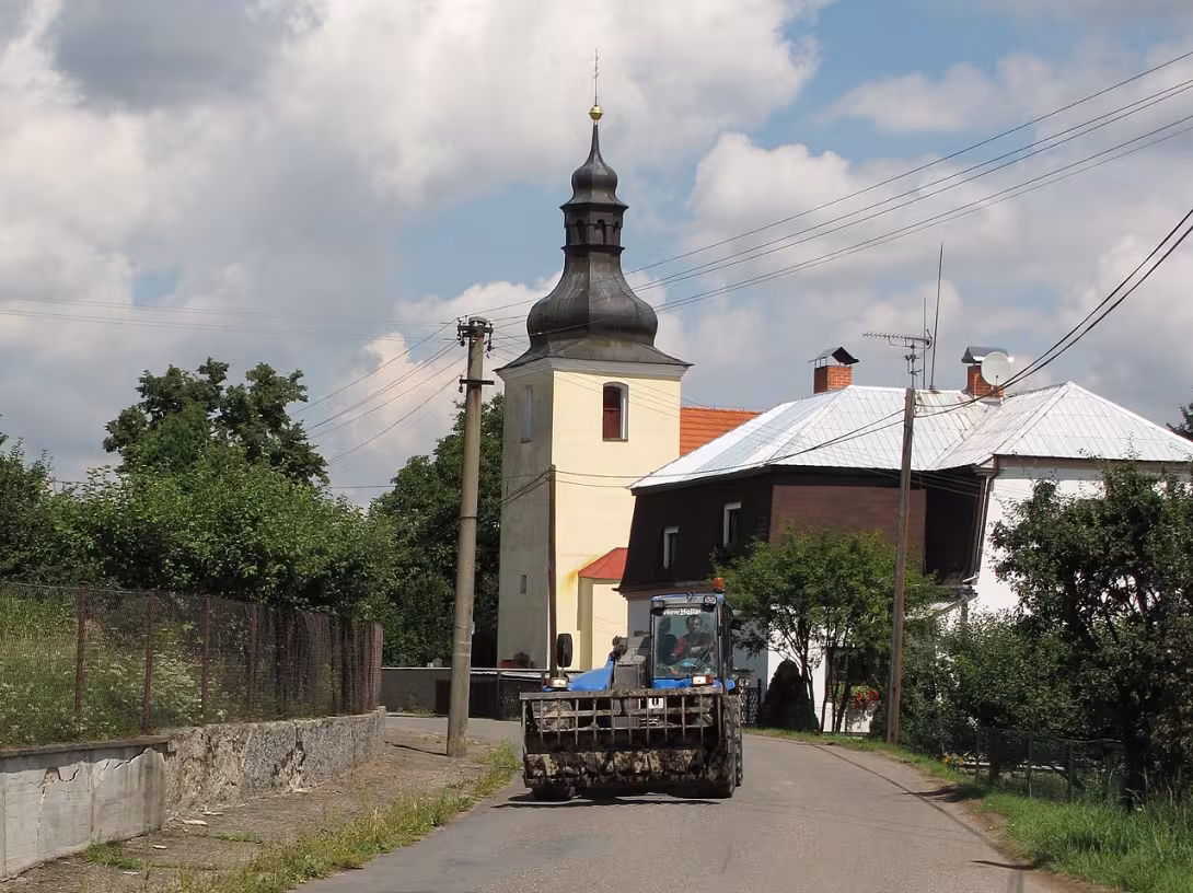 Dnešní pohled – Kostel svatého Havla (Teplýšovice)