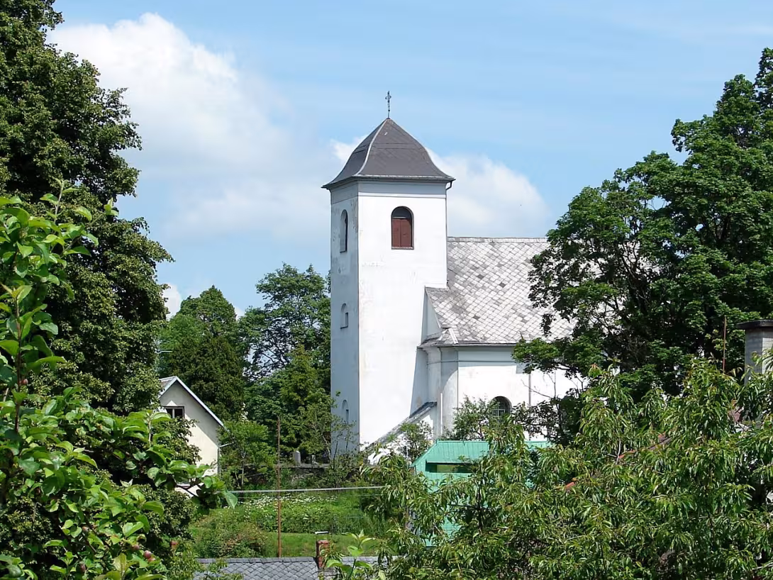 Dnešní pohled – Kostel svatého Jakuba Většího (Guntramovice)