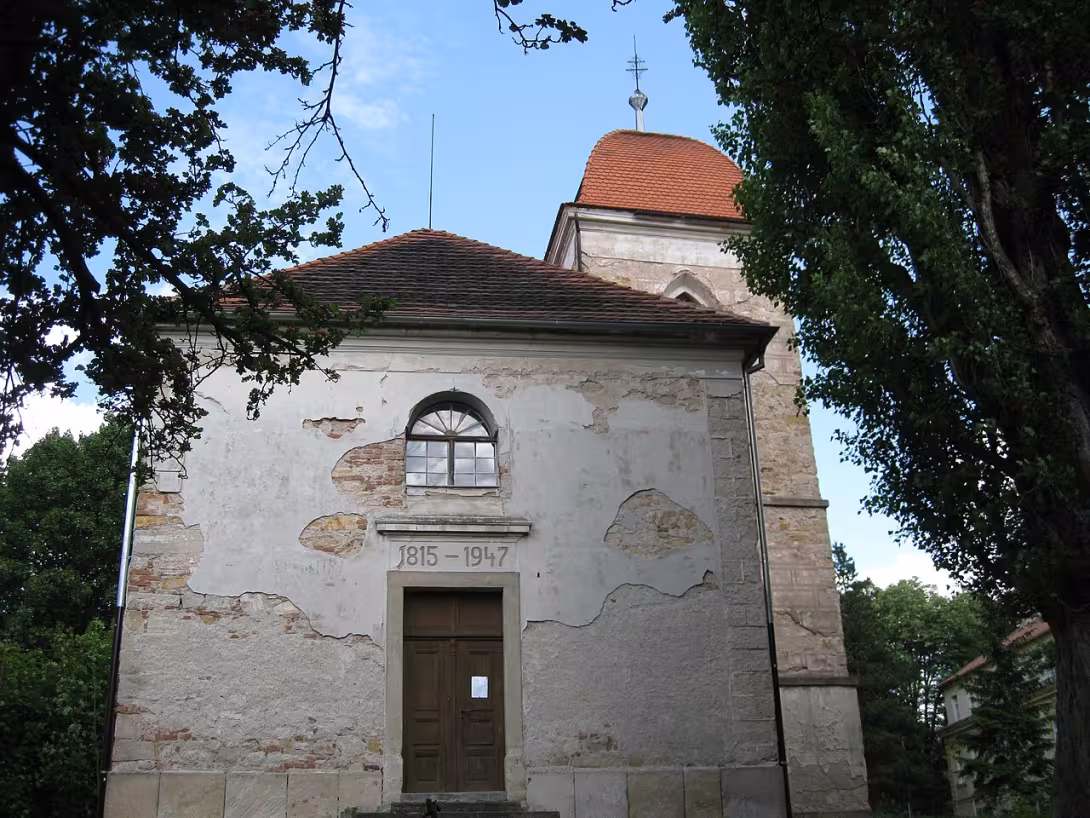 Dnešní pohled – Kostel svatého Jiří (Malesice)