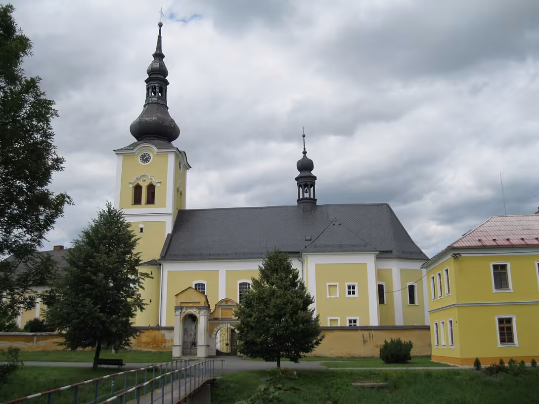 Dnešní pohled – Kostel svatého Jiří (Moravičany)