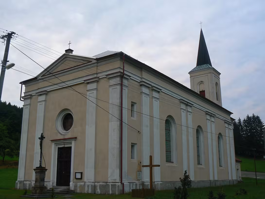 Dnešní pohled – Kostel svatého Klimenta (Stupava)