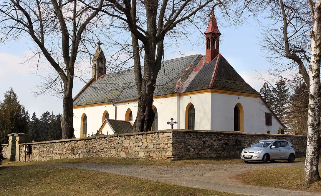 Dnešní pohled – Kostel svatého Mikuláše ve Svatém Mikuláši