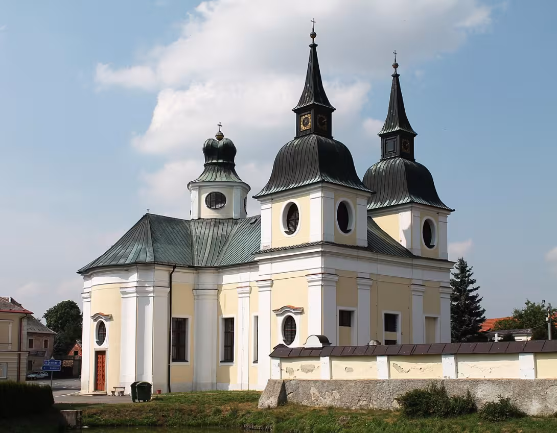 Dnešní pohled – Kostel svatého Václava (Zvole)
