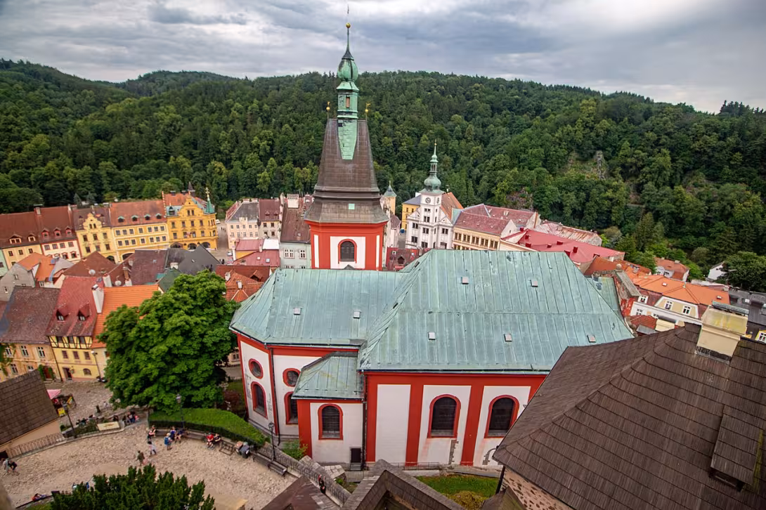 Dnešní pohled – Kostel svatého Václava v Lokti