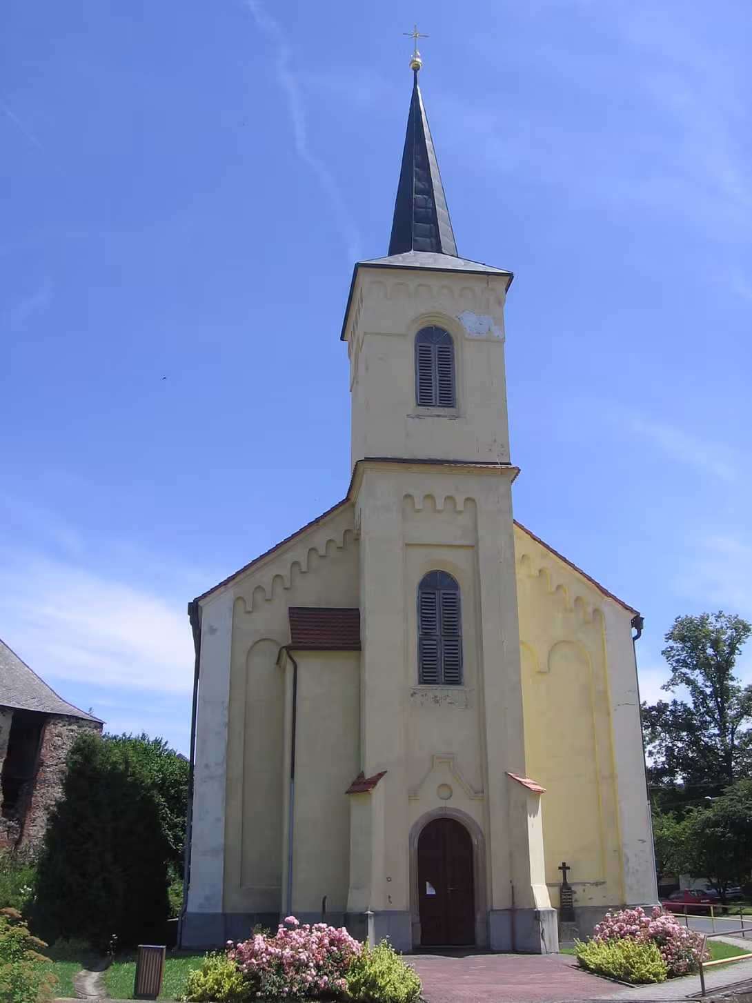Dnešní pohled – Kostel svatých Cyrila a Metoděje (Řenče)