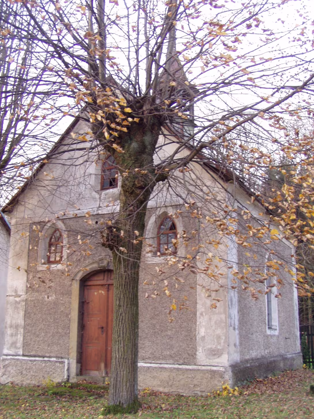 Dnešní pohled – kaple Nejsvětější Trojice (Chábory)