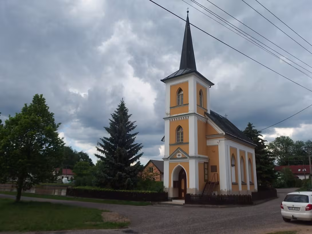 Dnešní pohled – kaple Panny Marie Bolestné (Vatín)