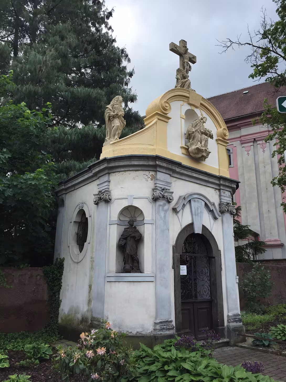 Dnešní pohled – kaple Panny Marie Pomocné (Děčín I-Děčín)
