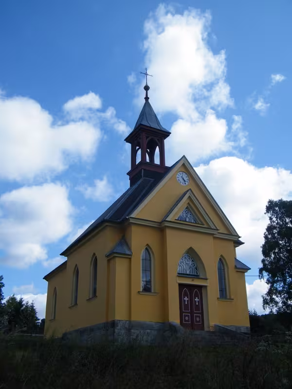 Dnešní pohled – kaple Panny Marie de Mercede