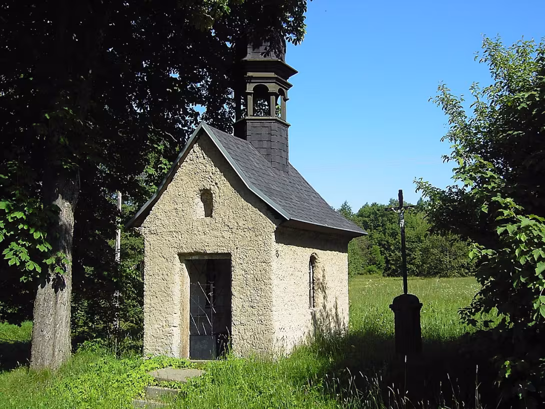 Dnešní pohled – kaple svatého Cyrila a Metoděje (Kunratice)